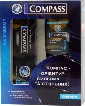 Парфумерія, косметика Набір - Sts Cosmetics Compass Ice Energy (ash/balm/100ml + cr/65ml)