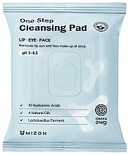 Очищувальні серветки для обличчя, 30 шт. - Mizon One Step Cleansing Pad — фото N1