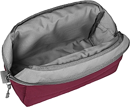 Косметичка стеганая, марсала "Classy" - MAKEUP Cosmetic Bag Marsala — фото N2