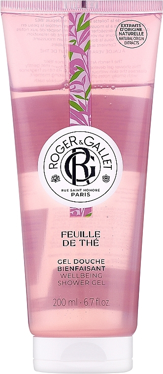 Roger&Gallet Feuille de The Wellbeing Shower Gel - Гель для душу — фото N1