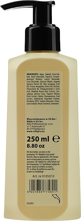 Шампунь для поврежденных волос - Mila Professional Be Eco SOS Nutrition Shampoo  — фото N2