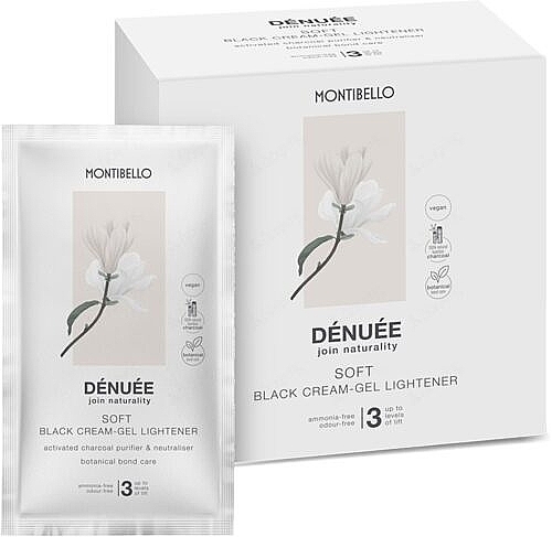 Крем-гель-освітлювач - Montibello Denuee Soft Black Cream Gel Lightener — фото N1