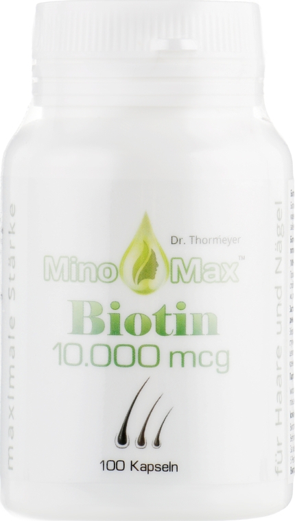 Биотин для роста волос, таблетки - MinoMax Biotin