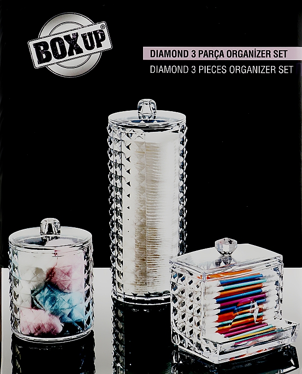 Набір з трьох органайзерів "Diamond" - BoxUp — фото N2