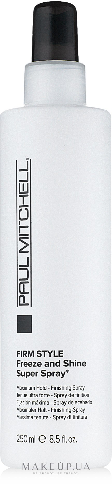 Спрей для укладки сильной фиксации "Заморозка и блеск" - Paul Mitchell Firm Style Freeze & Shine Super Spray — фото 250ml