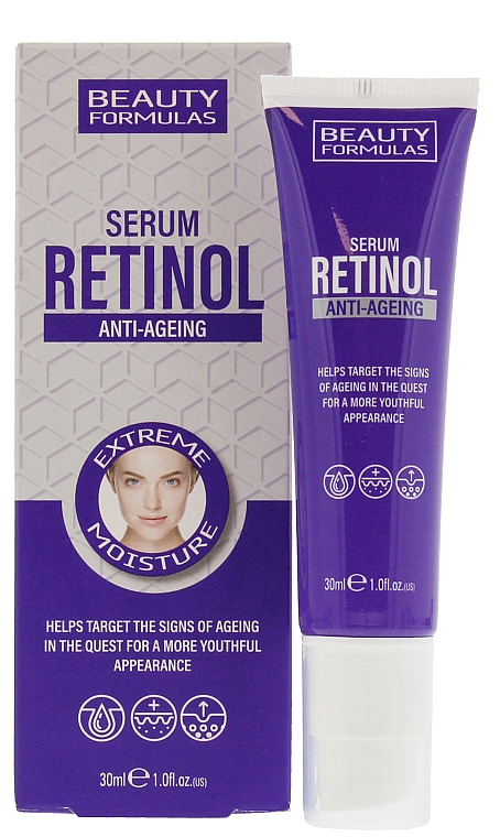 Сироватка для обличчя з ретинолом - Beauty Formulas Anti-Aging Retinol Serum — фото N1