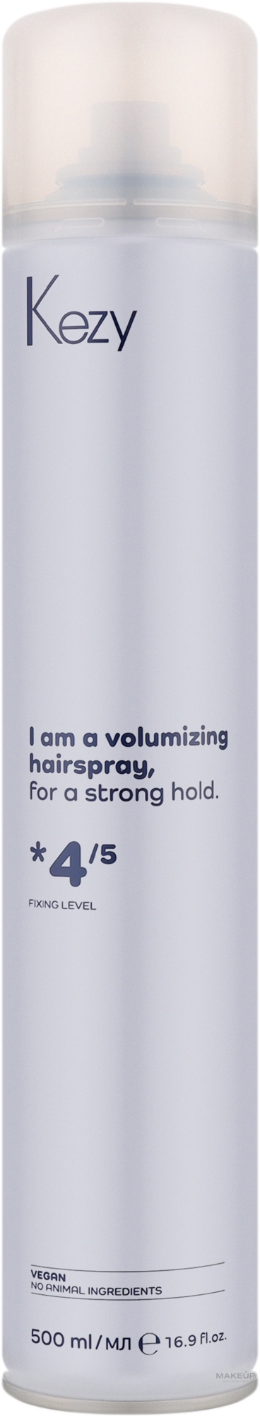 Лак для об’єму тонкого волосся - Kezy Volumizing Hairspray — фото 500ml