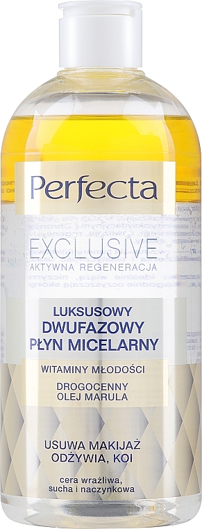 Двухфазная мицеллярная вода - Perfecta Exclusive Luxurious Biphasic Micellar Water — фото N1