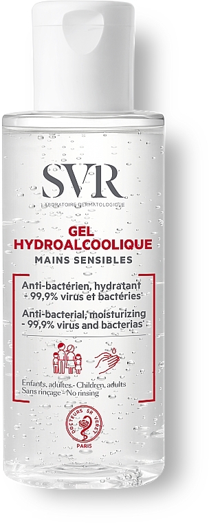 Водно-спиртовой гель для дезинфекции рук - SVR Hydroalcoholic Gel For Sensitive Hands — фото N2
