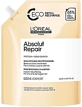 Парфумерія, косметика Шампунь для інтенсивного відновлення пошкодженого волосся - L'Oreal Professionnel Serie Expert Absolut Repair Gold Quinoa + Protein Shampoo Eco Refill (змінний блок)