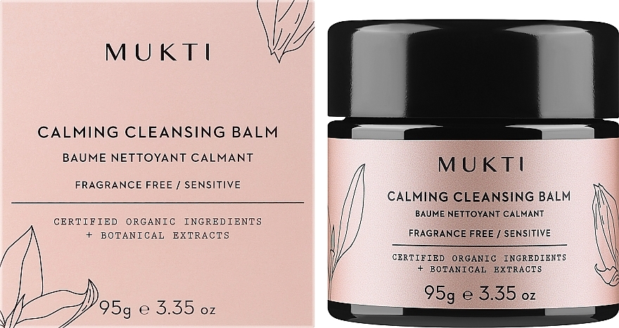 Заспокійливий очищувальний бальзам для обличчя - Mukti Organics Calming Cleansing Balm — фото N2