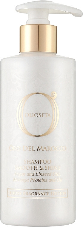 Шампунь для волос "Гладкость и блеск" - Barex Italiana Olioseta Oro Del Marocco Smooth & Shine Shampoo — фото N1