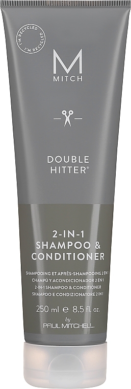 Шампунь и кондиционер 2 в 1 - Paul Mitchell Mitch Double Hitter 2 in 1 Shampoo & Conditioner  — фото N1