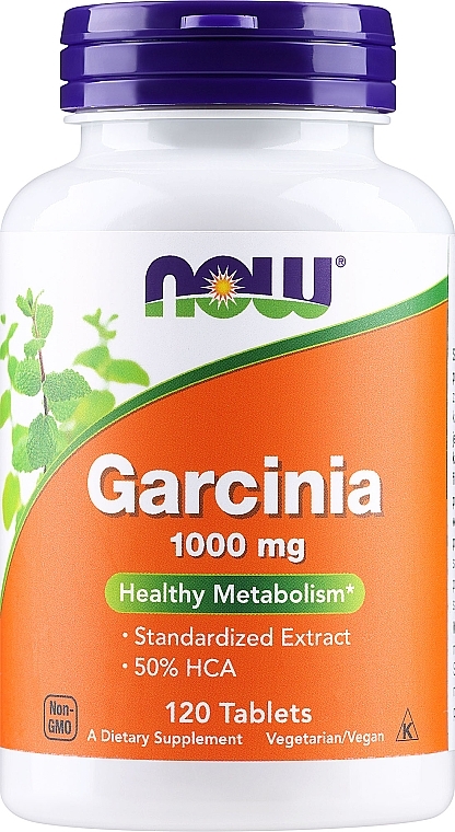 Таблетки "Гарциния", 1000 мг - Now Foods Garcinia, 1000mg  — фото N1