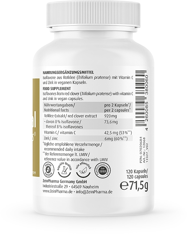 Пищевая добавка "МеноВитал плюс" 460 мг - ZeinPharma MenoVital Plus Capsules — фото N3
