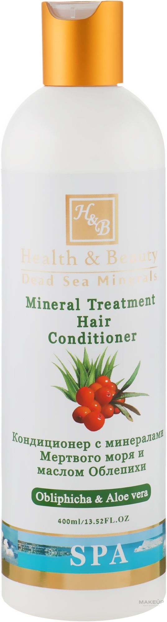 УЦІНКА Кондиціонер на основі мінералів Мертвого моря - Health And Beauty Mineral Treatment Hair Conditioner * — фото 400ml