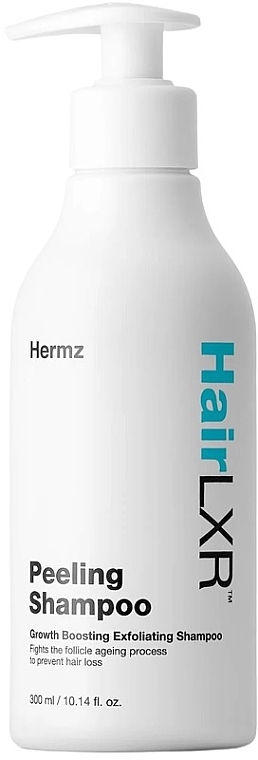 Шампунь-пілінг для глибокого очищення шкіри голови - Hermz HirLXR Peeling Shampoo — фото N2