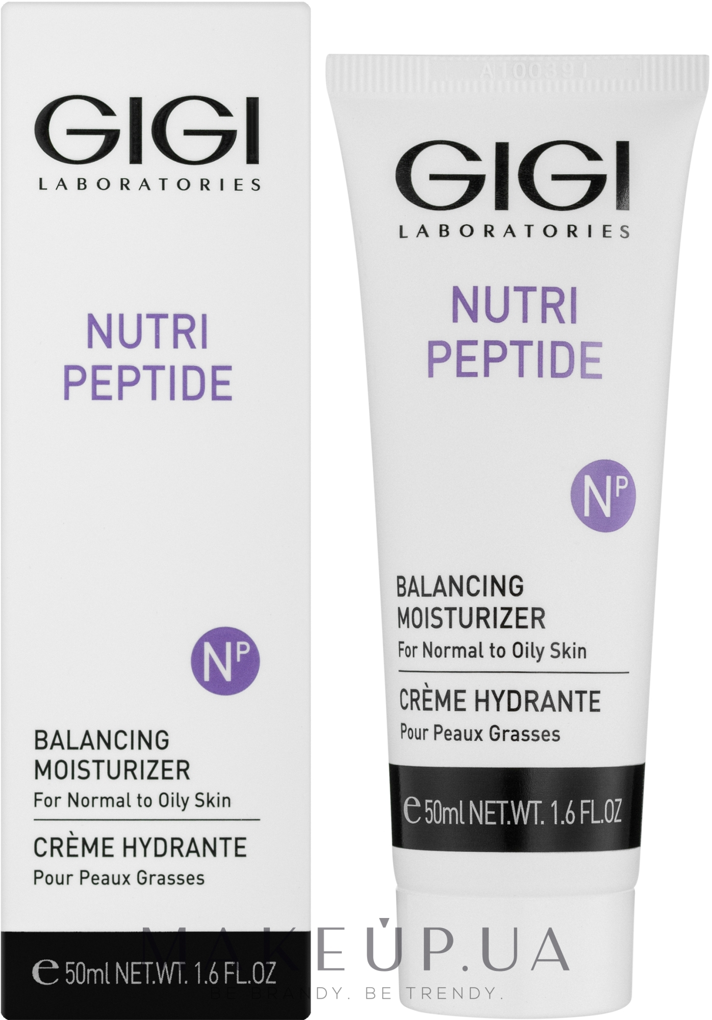 Пептидный крем для жирной и комбинированной кожи - Gigi Nutri-Peptide Balancing Moisturizer Oily Skin — фото 50ml