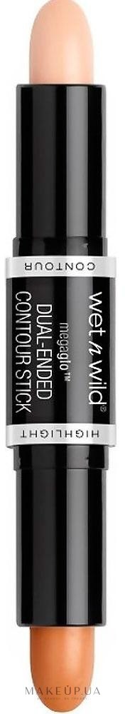 Карандаш-стик для контуринга - Wet N Wild Dual-Ended Contour Stick — фото E7511 - Light-Medium