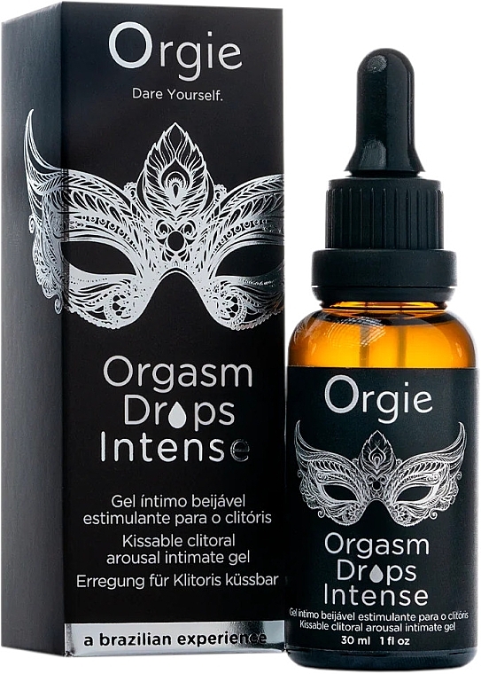 Збуджувальні краплі - Orgie Orgasm Drops Intense Clitoral Intimate — фото N3