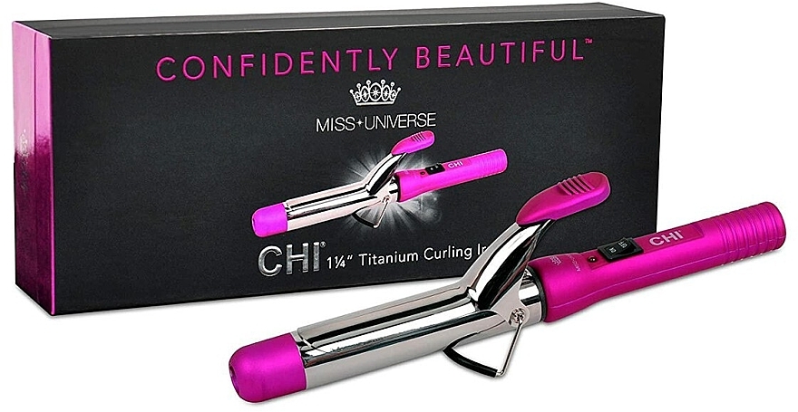 Плойка для волос, 32 мм - CHI Miss Universe Titanium Curling Iron — фото N1