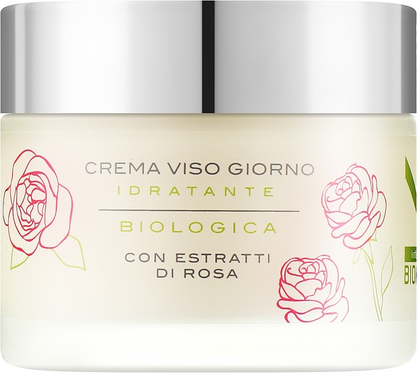 Увлажняющий крем для лица с органическими экстрактами розы - Kaloderma Crema Viso Giorno — фото N1