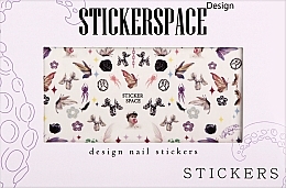 Духи, Парфюмерия, косметика Дизайнерские наклейки для ногтей "David" - StickersSpace 
