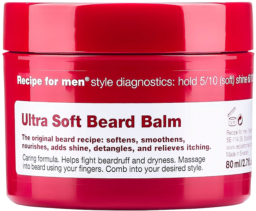 Бальзам для пом'якшення бороди - Recipe for Men Ultra Soft Beard Balm — фото N1