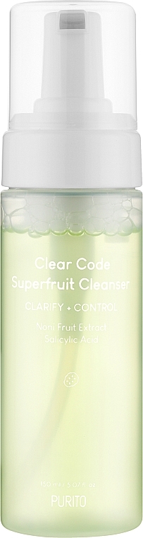Пінка для глибокого очищення шкіри - Purito Clear Code Superfruit Cleanser