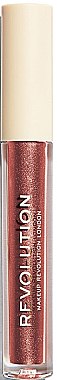 Рідка помада для губ - Makeup Revolution Nudes Collection Metallic Liquid Lipstick — фото N1