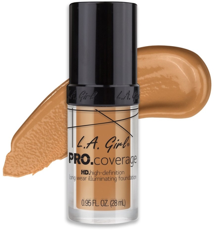 Тональна основа  - L.A. Girl PRO Coverage HD Foundation — фото N1