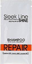 Шампунь для пошкодженого волосся - Stapiz Sleek Line Repair Shampoo (пробник) — фото N2