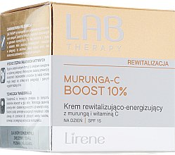 Парфумерія, косметика Відновлювальний денний крем для обличчя - Lirene Lab Therapy Revitalization Murunga-C Boost 10% SPF15