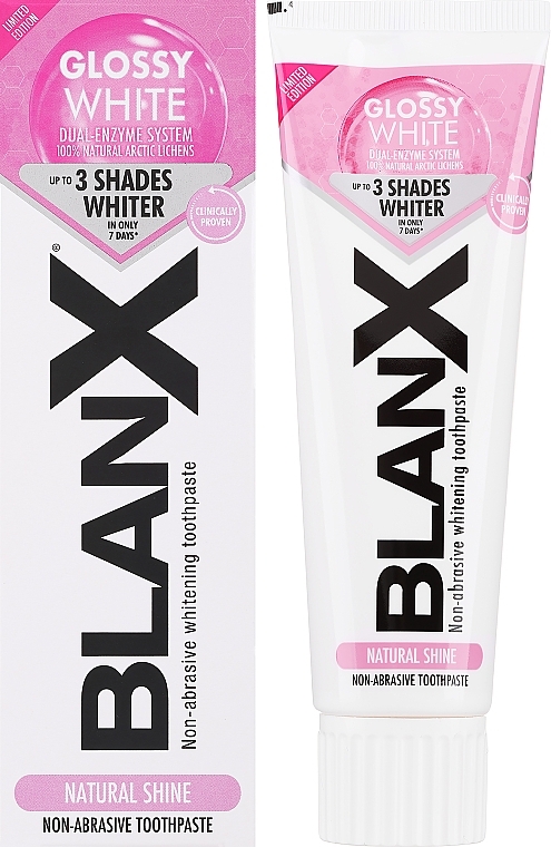 Отбеливающая зубная паста - Blanx Glossy White Toothpaste Limited Edition — фото N1