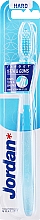 Парфумерія, косметика Зубна щітка жорстка Target, блакитна з візерунком - Jordan Target Teeth & Gums Hard