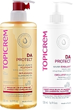 Парфумерія, косметика Набір - Topicrem DA Protect (oil/500ml + balm/500ml)