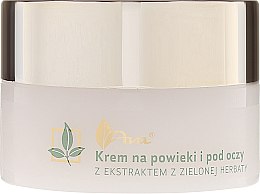 Крем для глаз с экстрактом зеленого чая и коензимом Q10+R - Ava Laboratorium Green tea Eye And Eyelids Cream With Extract Q10+R — фото N2