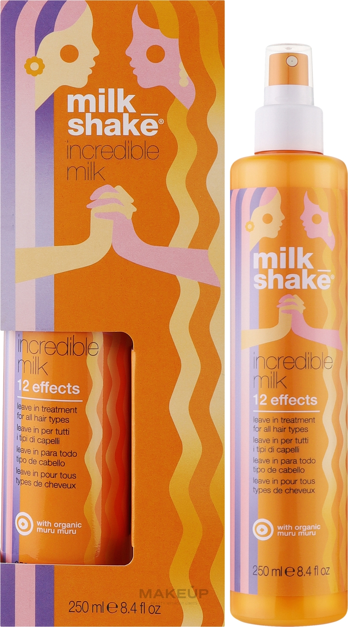 Незмивна маска-спрей для волосся з 12 активними ефектами - Milk_Shake Incredible Milk Limited Edition — фото 250ml