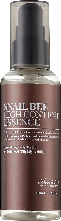 Эссенция с высоким содержанием муцина улитки и пчелиным ядом - Benton Snail Bee High Content Essence — фото N3