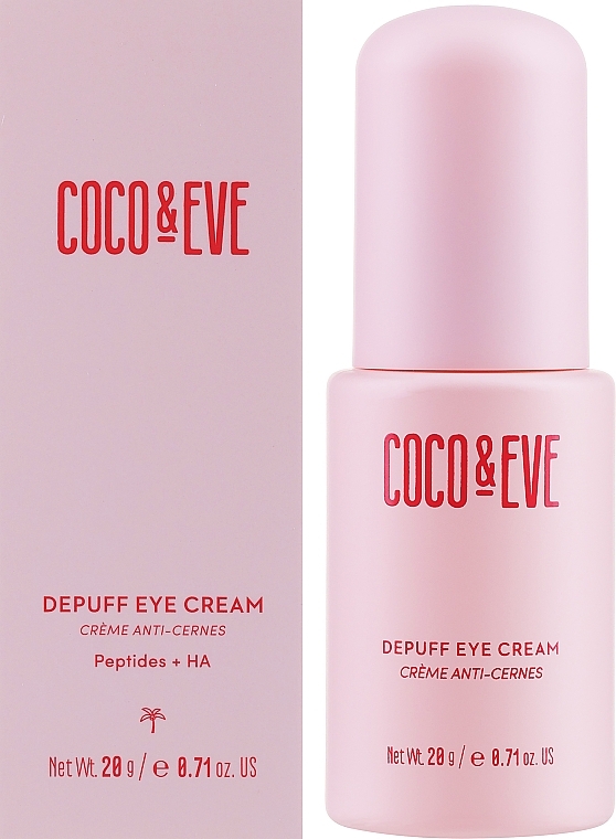 Крем для кожи вокруг глаз - Coco & Eve Depuff Eye Cream  — фото N2