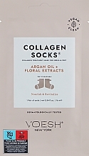 Коллагеновые носки с аргановым маслом + цветочными экстрактами - Collagen Socks Argan Oil + Floral Extrac — фото N1