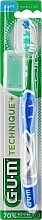 Зубна щітка, м'яка "Technique+", синя - G.U.M Soft Regular Toothbrush — фото N1