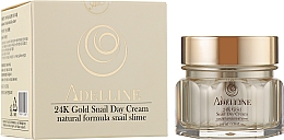 Крем для обличчя омолоджувальний, з муцином равлика й золотом - Adelline 24k Gold Snail Day Cream — фото N5