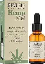 Сироватка для обличчя з конопляною олією - Revuele Hemp Me! Face Serum With Hemp Seed — фото N2