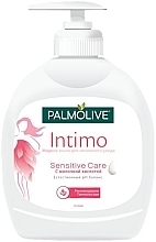 Жидкое мыло для интимного ухода с молочной кислотой для чувствительной кожи с дозатором - Palmolive Intimo Sensitive Care — фото N1
