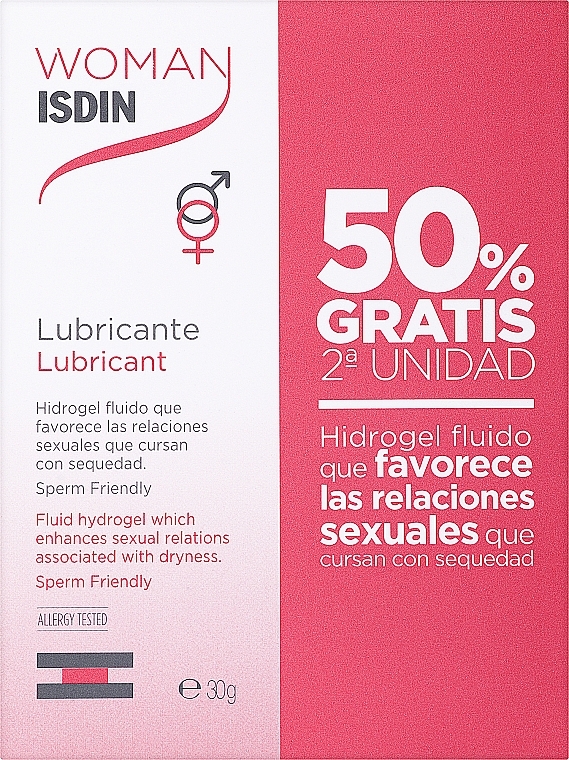 Набір - Isdin Isdin Woman Hydrogel Lubricant (lubricant/2x30g) — фото N1
