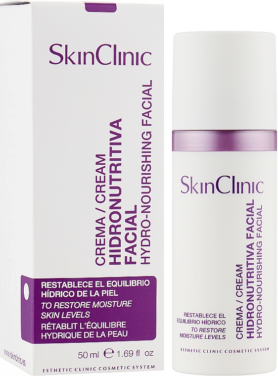Крем гідроживильний для обличчя - SkinClinic Hydro-Nourishing Facial Cream — фото N2