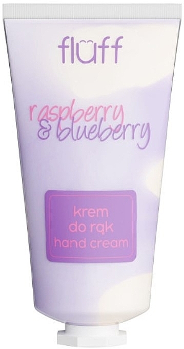 Крем для рук "Малина та чорниця" - Fluff Raspberry & Blueberry Hand Cream — фото N1