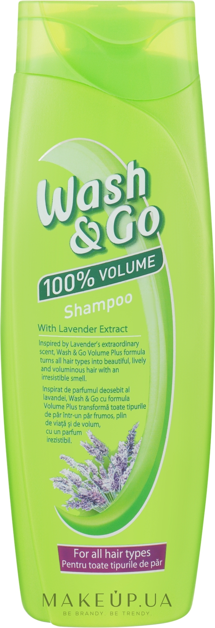 Шампунь з екстрактом лаванди - Wash&Go — фото 200ml