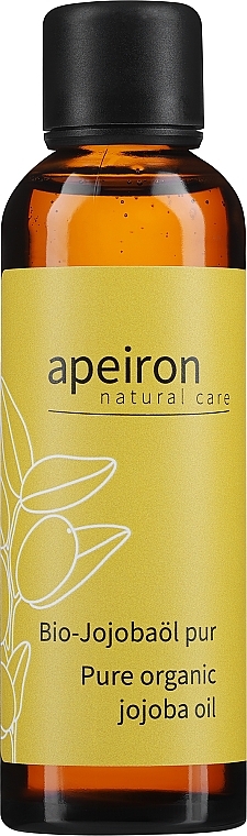 Чиста олія жожоба - Apeiron Jojoba Oil Pure — фото N1